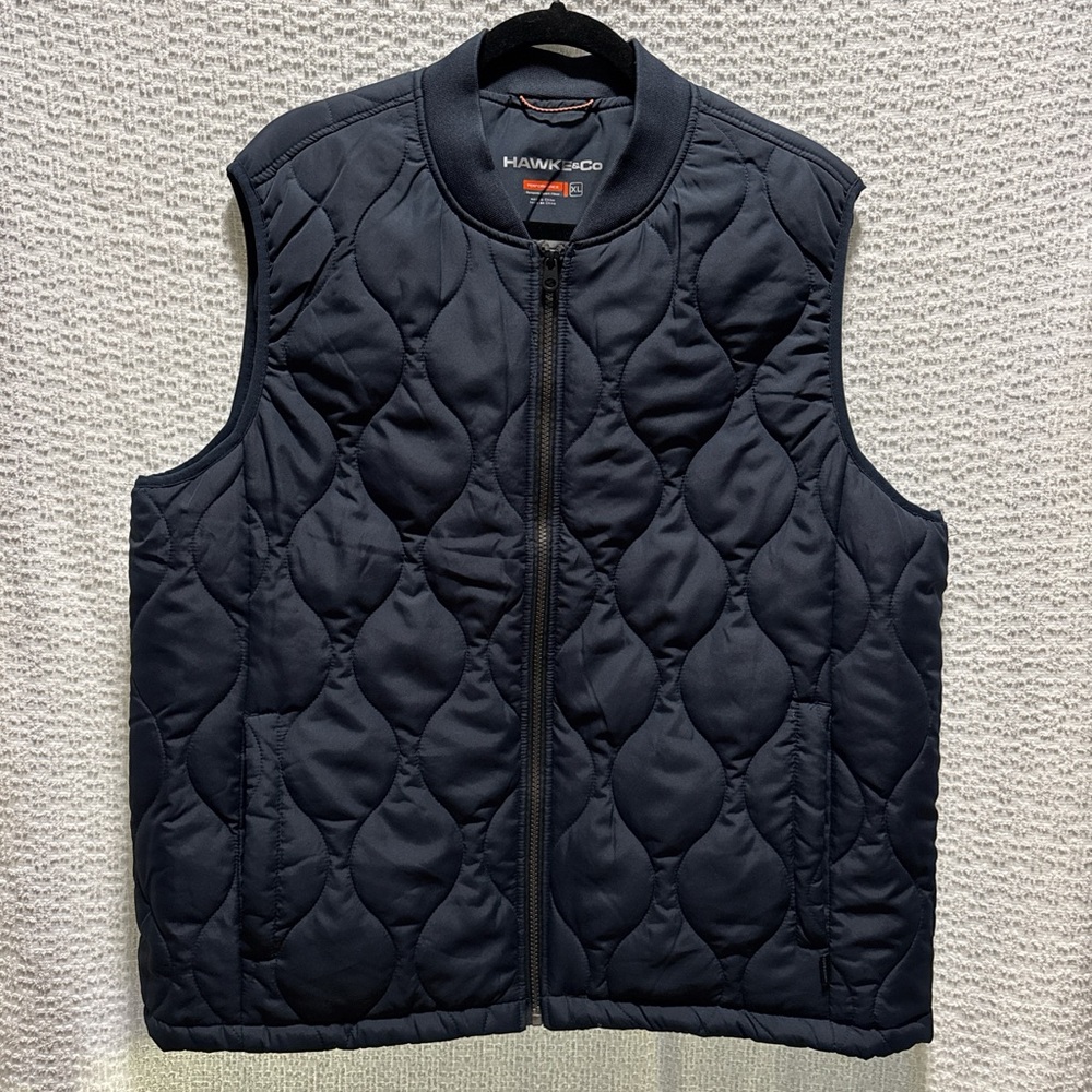 Hawke & Co Navy Blue Quilted Puffer Jacket XL